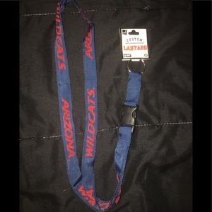 University of Arizona knitted lanyard